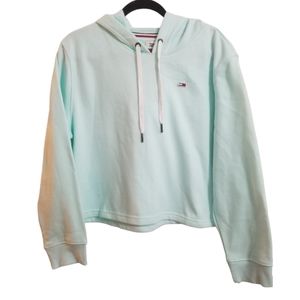 NEW Tommy Hilfiger Cropped Hoodie Women's Size Large